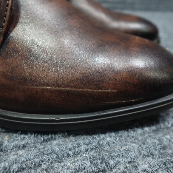 Ecco Shoes Mens 7 Brown Melbourne Leather Chukka Boots Lace Up Casual Dress main image 7